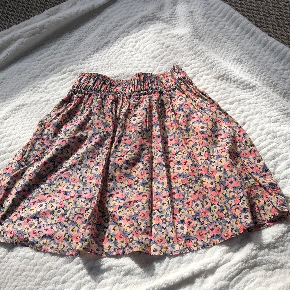 H&M Floral Pink Skirt